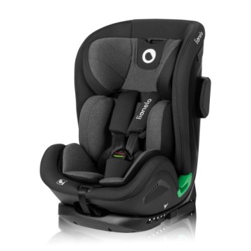 Lionelo - Drejbar autostol med base HARPER i-Size 76-150 cm Black Carbon