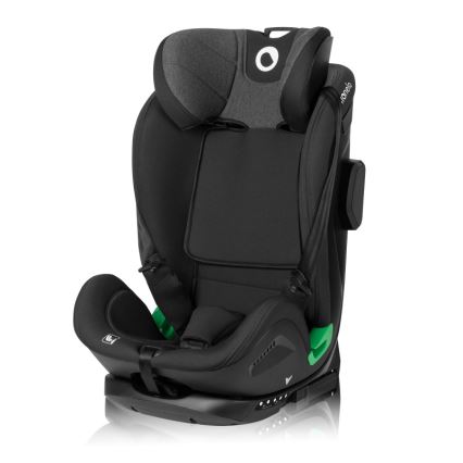 Lionelo - Drejbar autostol med base HARPER i-Size 76-150 cm Black Carbon