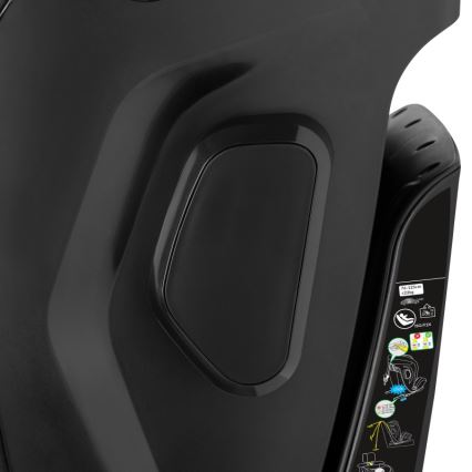 Lionelo - Drejbar autostol med base HARPER i-Size 76-150 cm Black Carbon