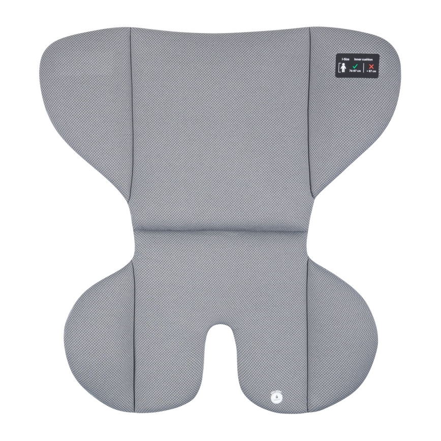Lionelo - Drejbar autostol med base LAVENDER i-Size 76-150 cm Grey Stone