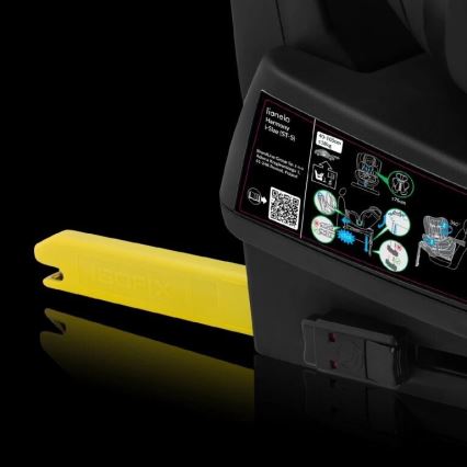 Lionelo - Drejebart bilsæde med base HARMONY i-Size 40-150 cm grå