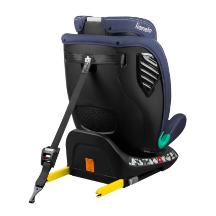 Lionelo - Drejelig autostol med base BASTIAAN ONE i-Size 40-150 cm Blue Navy