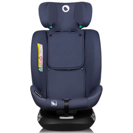 Lionelo - Drejelig autostol med base BASTIAAN ONE i-Size 40-150 cm Blue Navy