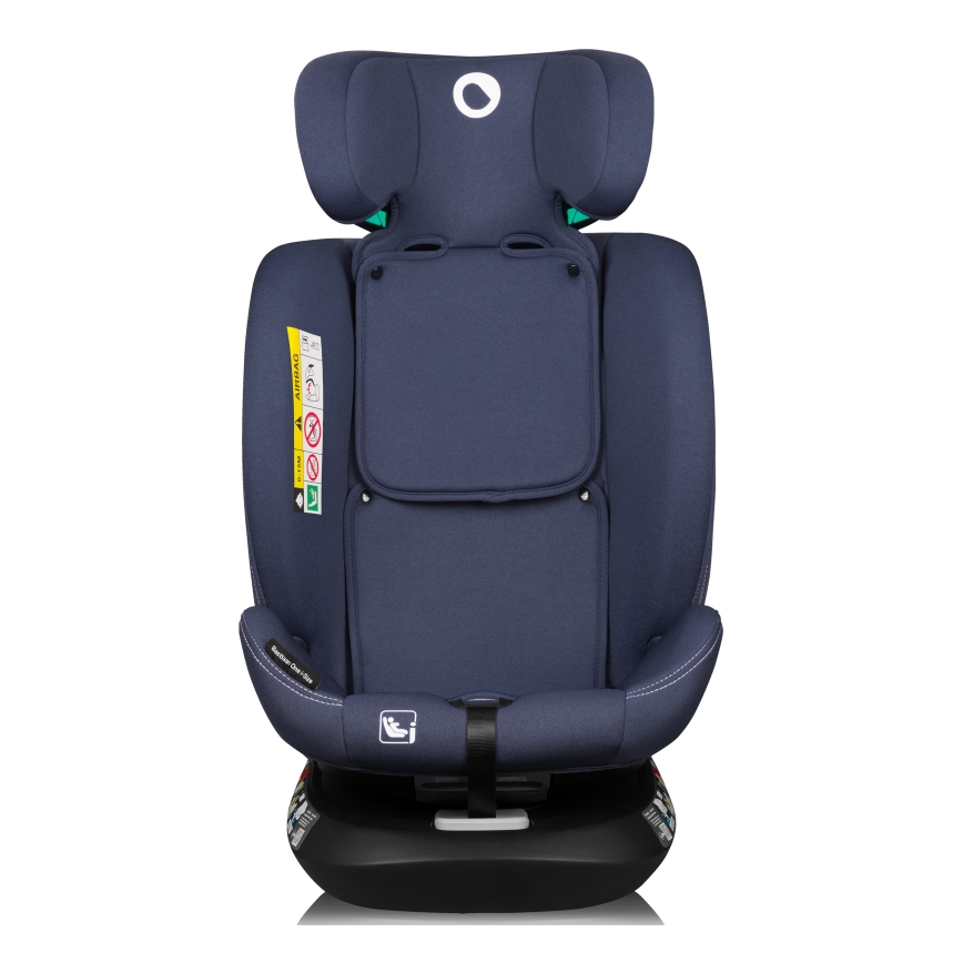 Lionelo - Drejelig autostol med base BASTIAAN ONE i-Size 40-150 cm Blue Navy