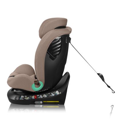 Lionelo - Autostol med drejbar base BASTIAAN ONE i-Size 40-150 cm Beige Sand