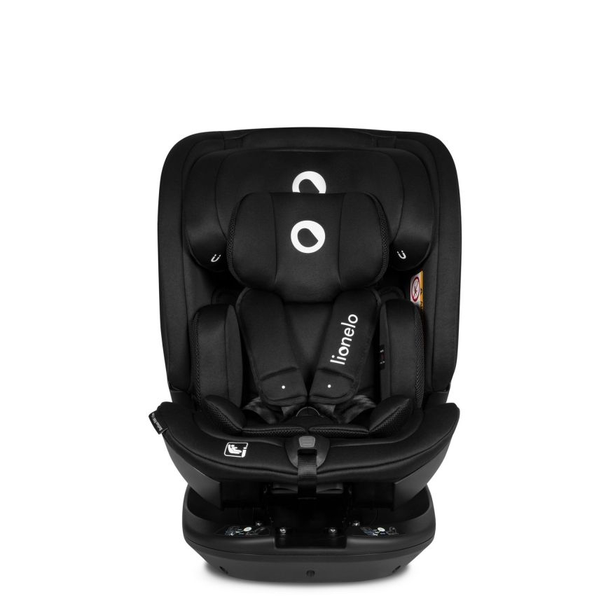 Lionelo - Drejesæde med base BASTIAAN i-Size 40-150 cm Black Carbon