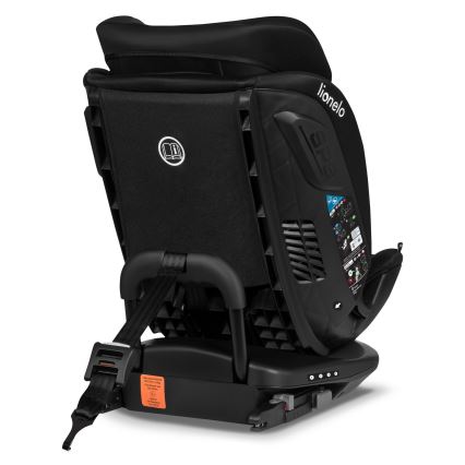 Lionelo - Drejesæde med base BASTIAAN i-Size 40-150 cm Black Carbon