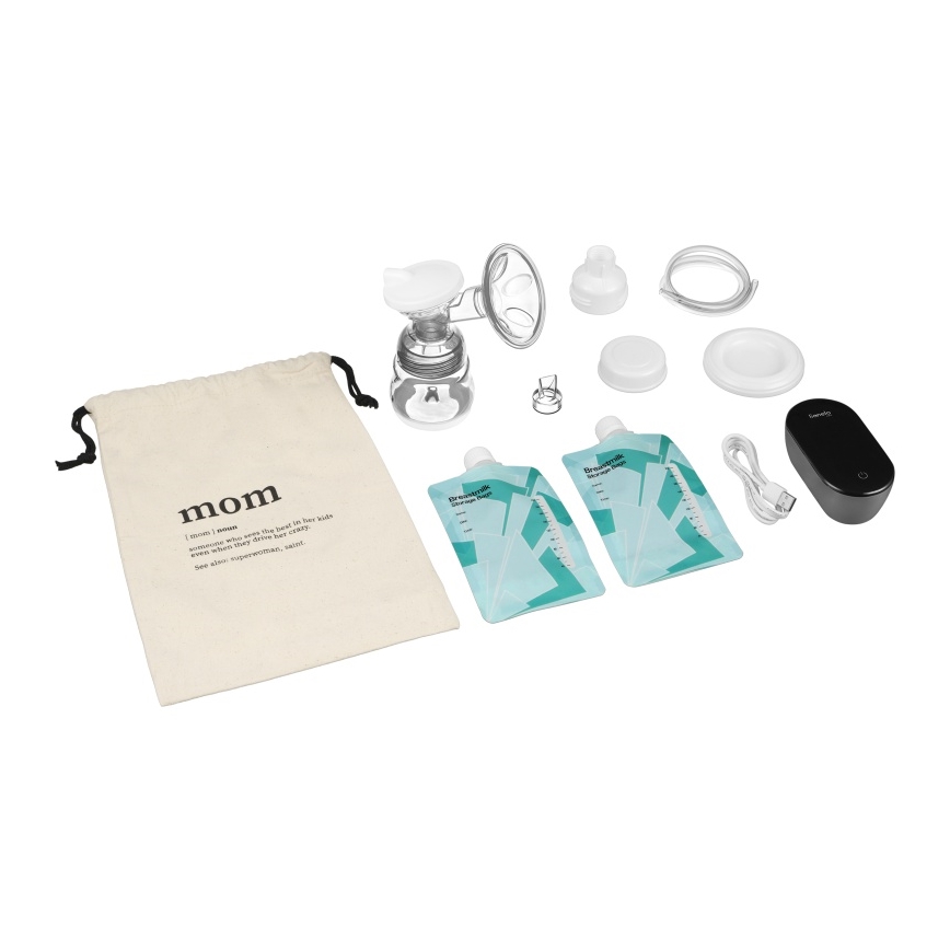 Lionelo - Elektrisk genopladelig brystpumpe FIDI GO 5V 1200 mAh 150ml