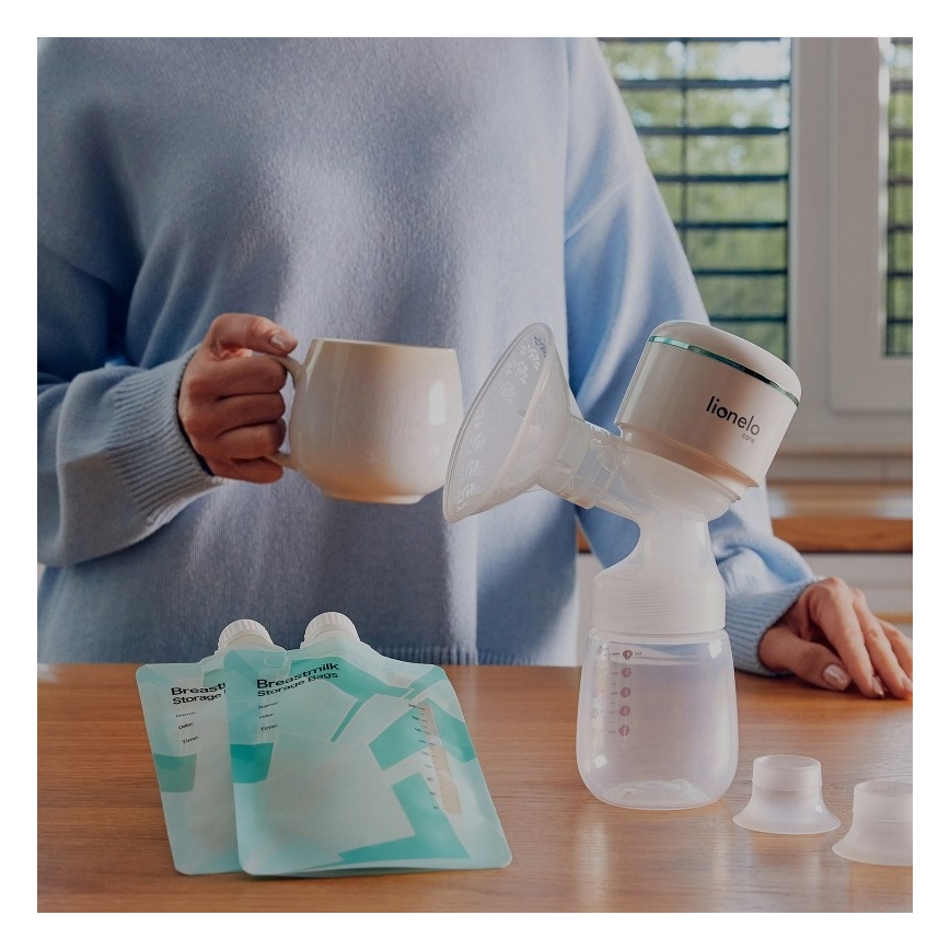 Lionelo - Elektrisk genopladelig brystpumpe FIDI PLUS 5V 1200 mAh 180 ml