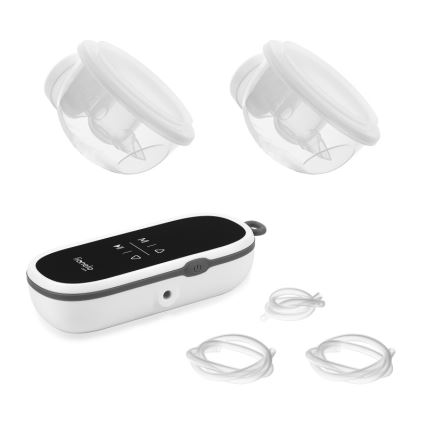 Lionelo - Elektrisk genopladelig dobbelt brystpumpe til modermælk TWEE FREE 5V 1500 mAh 150 ml