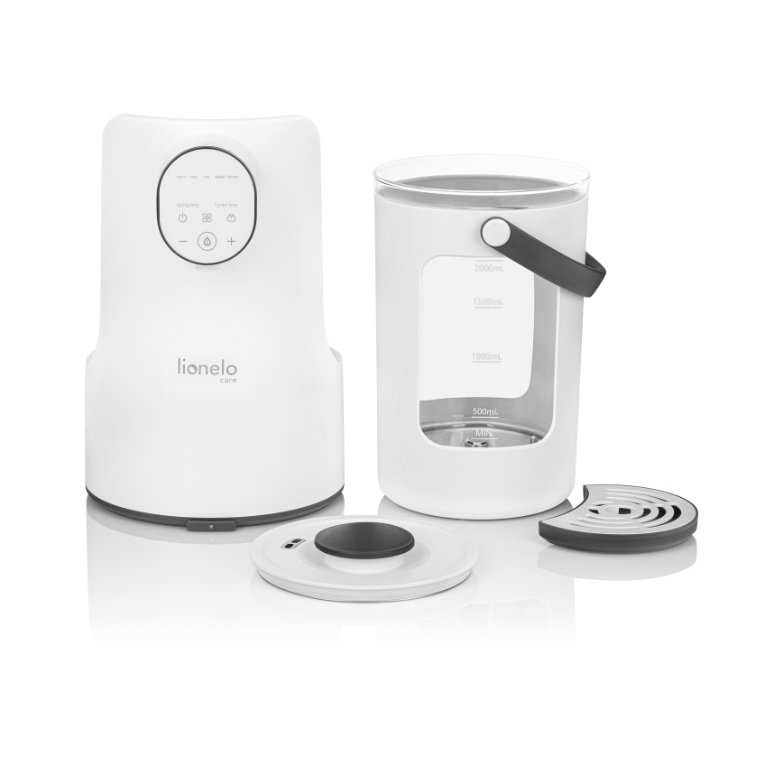 Lionelo - Flaskevarmer BABYPRESTO 1000W/230V hvid
