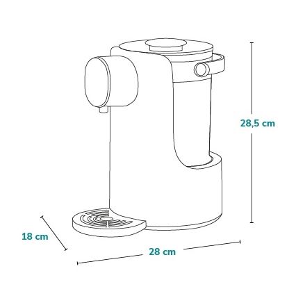 Lionelo - Flaskevarmer BABYPRESTO 1000W/230V hvid