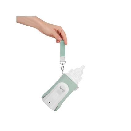 Lionelo - Flaskevarmer genopladelig THERMUP GO EVO 18W/5V grøn/hvid