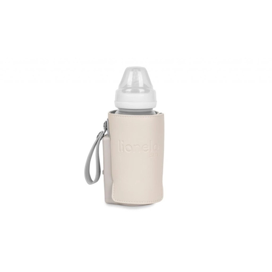 Lionelo - Flaskevarmer genopladelig THERMUP GO PLUS 10W/5V beige