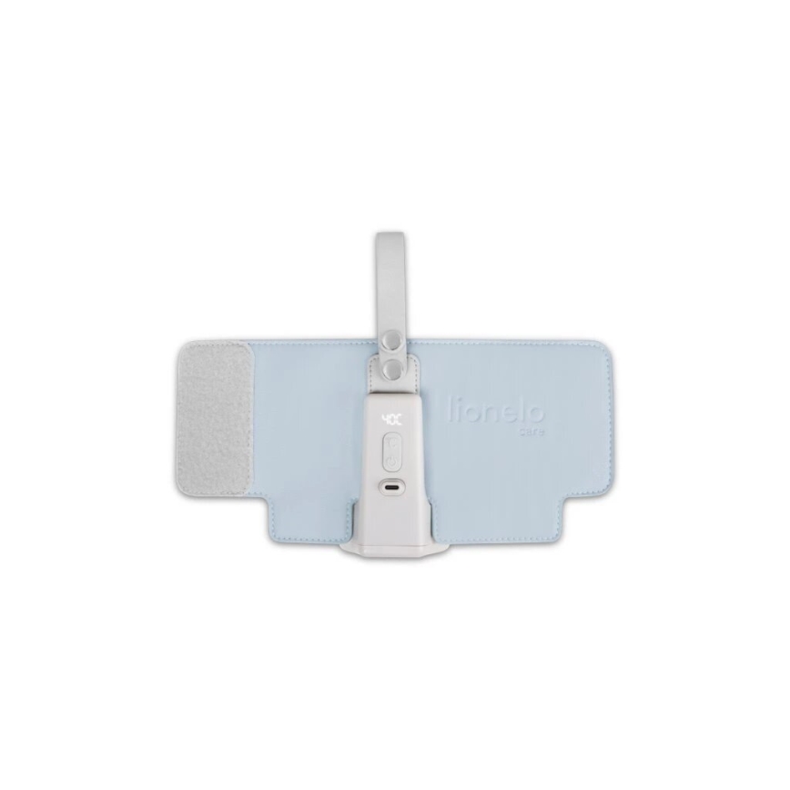 Lionelo - Flaskevarmer genopladelig THERMUP GO PLUS 10W/5V blå/grå