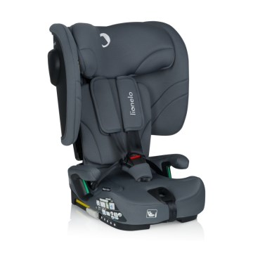 Lionelo - Foldbar autostol NELLY i-Size 76-150 cm Grå Grafit