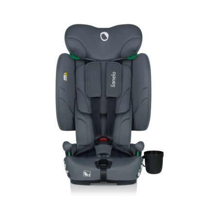 Lionelo - Foldbar autostol NELLY i-Size 76-150 cm Grå Grafit