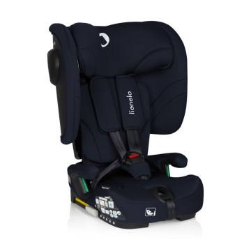 Lionelo - Foldbar autostol NELLY i-Size 76-150 cm Navyblå