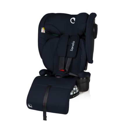 Lionelo - Foldbar autostol NELLY i-Size 76-150 cm Navyblå