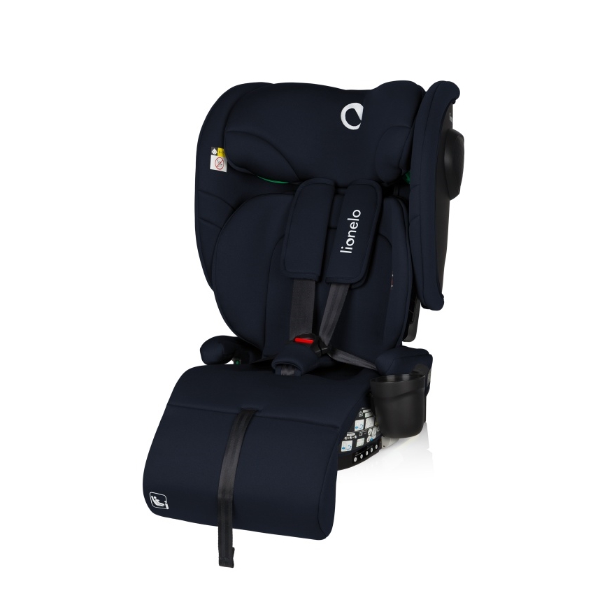 Lionelo - Foldbar autostol NELLY i-Size 76-150 cm Navyblå
