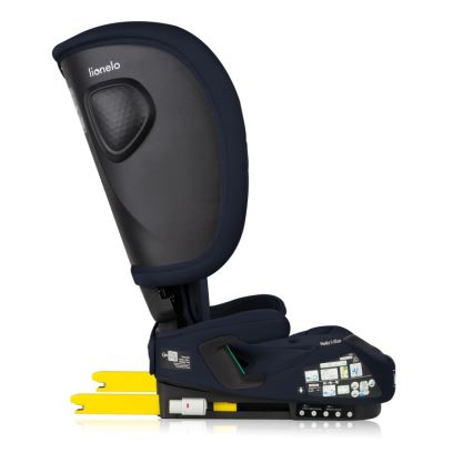 Lionelo - Foldbar autostol NELLY i-Size 76-150 cm Navyblå
