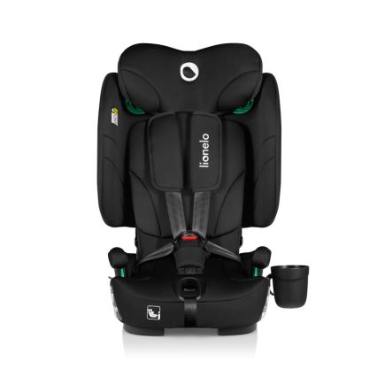 Lionelo - Foldbar autostol NELLY i-Size 76-150 cm Sort Carbon
