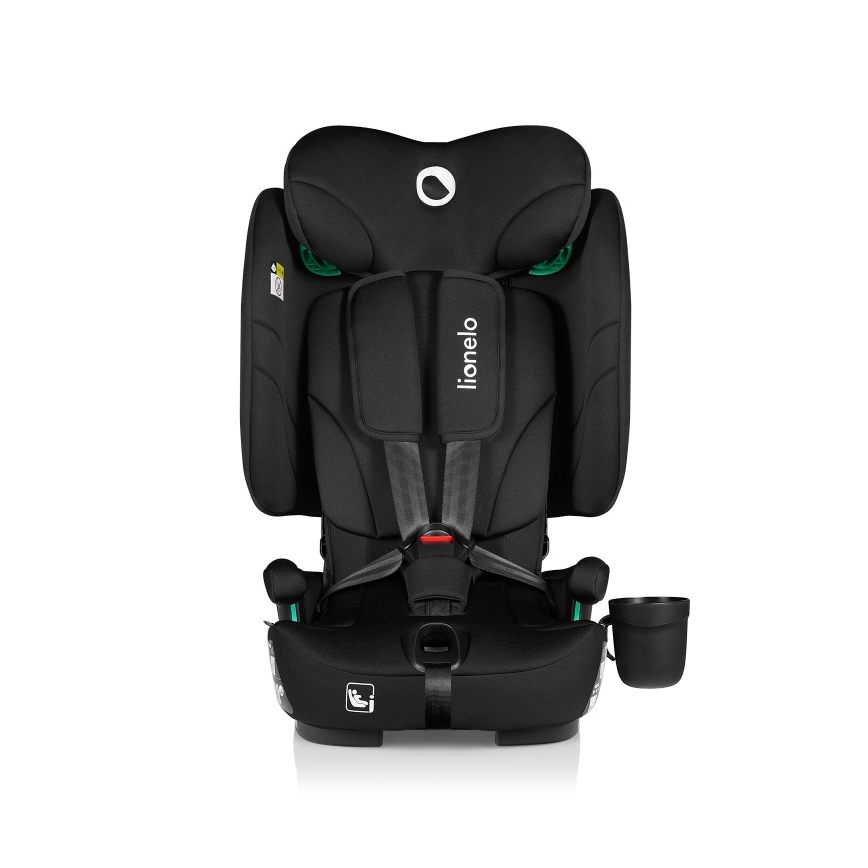 Lionelo - Foldbar autostol NELLY i-Size 76-150 cm Sort Carbon