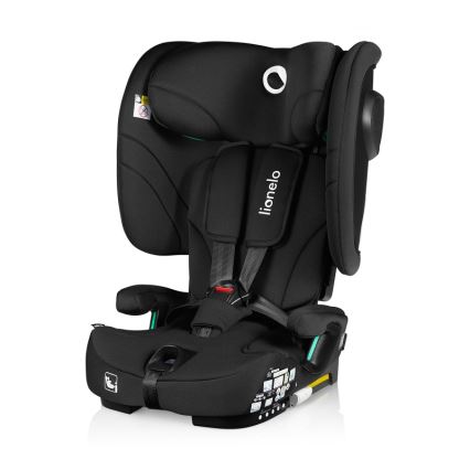 Lionelo - Foldbar autostol NELLY i-Size 76-150 cm Sort Carbon