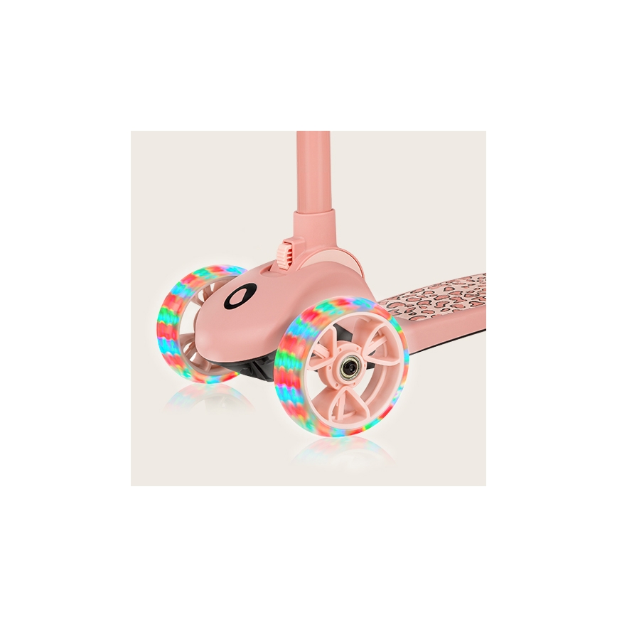 Lionelo - FRANKY 2-i-1 børneløbehjul, lyserød