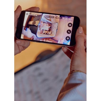 Lionelo - Genopladelig babymonitor BABYLINE GO 5V 3350 mAh