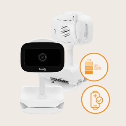 Lionelo - Genopladelig babymonitor BABYLINE GO 5V 3350 mAh