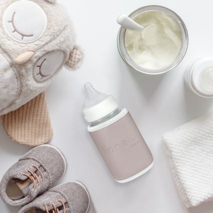 Lionelo - Genopladelig flaskevarmer THERMUP GO 18W/5V Baby Pink