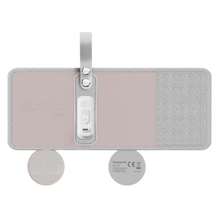 Lionelo - Genopladelig flaskevarmer THERMUP GO 18W/5V Baby Pink