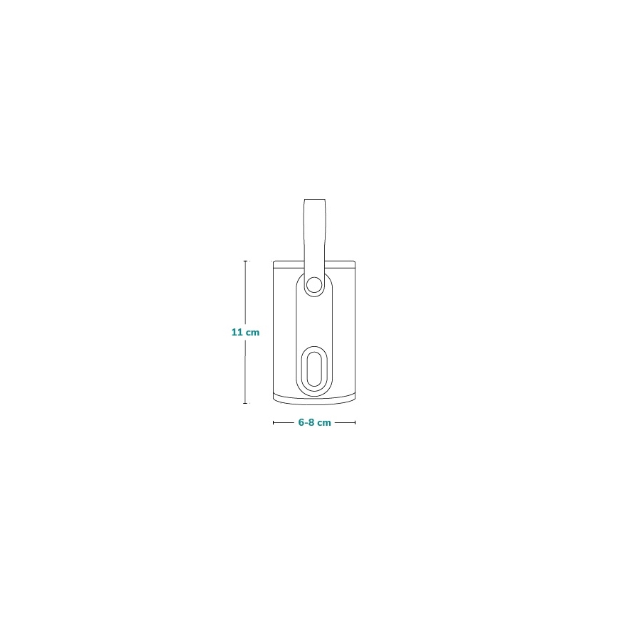 Lionelo - Genopladelig flaskevarmer THERMUP GO 18W/5V Grå/Sølv