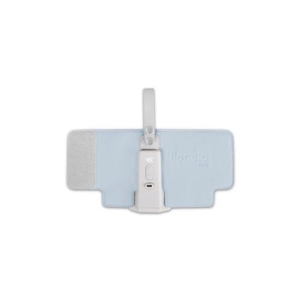 Lionelo - Genopladelig flaskevarmer THERMUP GO PLUS 10W/5V blå/grå