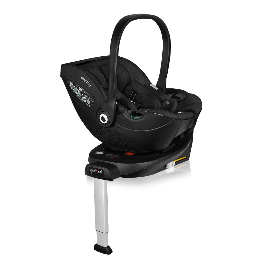 Lionelo - i-Size-base til autostole MOXIE SET, sort