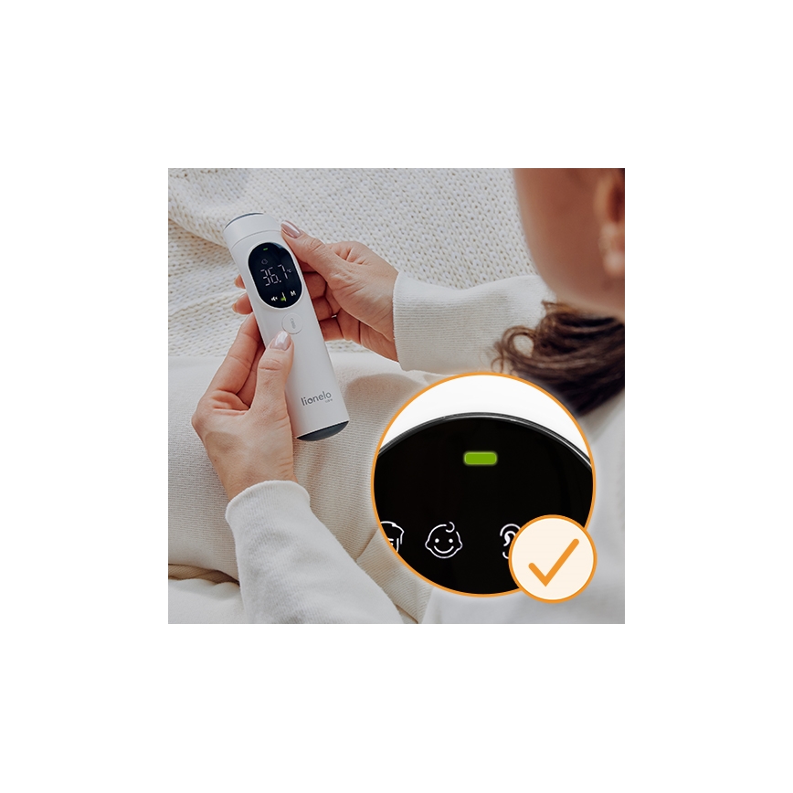 Lionelo - Infrarødt termometer FEVERSCAN 2xAAA