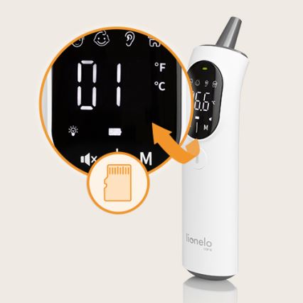 Lionelo - Infrarødt termometer FEVERSCAN 2xAAA