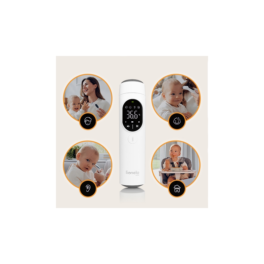 Lionelo - Infrarødt termometer FEVERSCAN 2xAAA