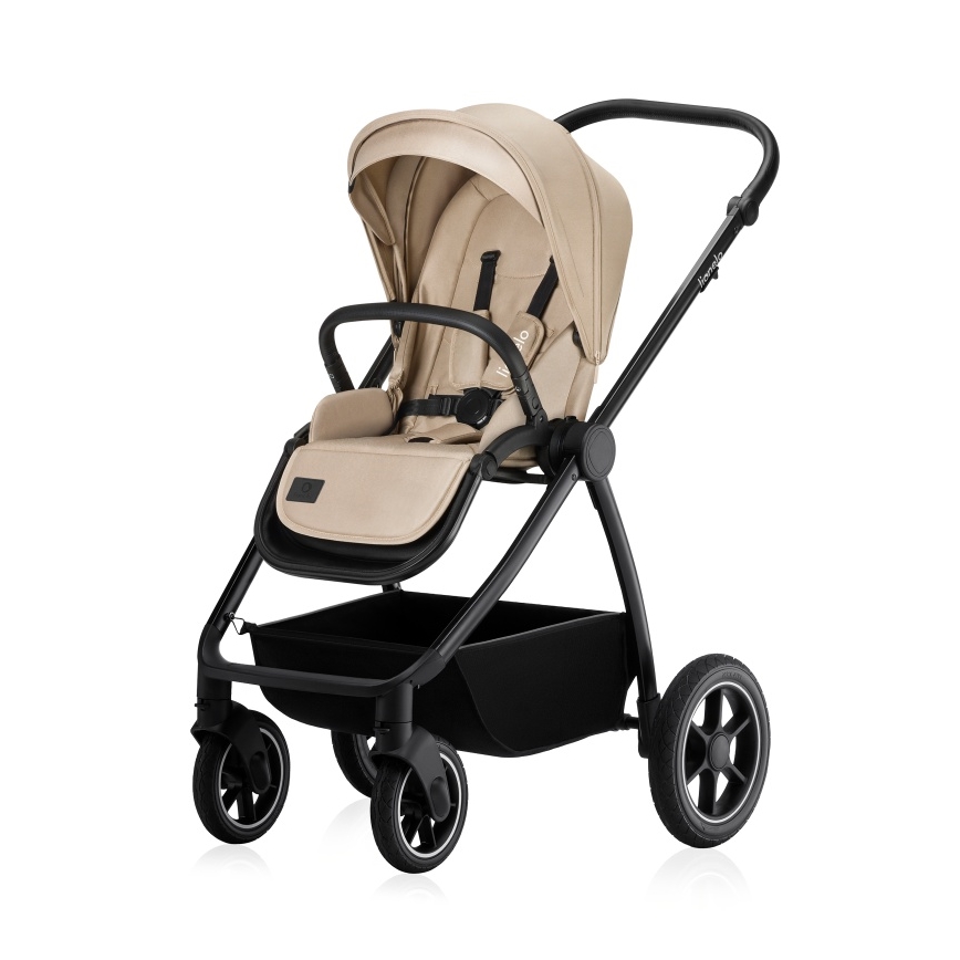 Lionelo - Kombinationsklapvogn 2-i-1 MERIL Beige Sand