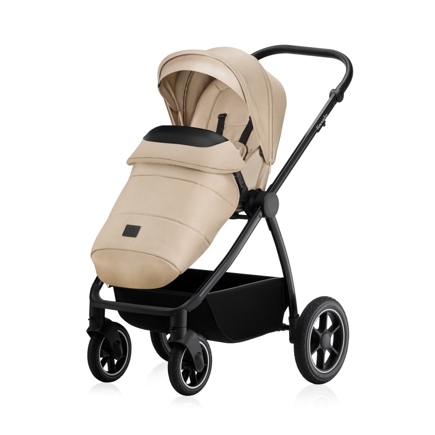 Lionelo - Kombinationsklapvogn 2-i-1 MERIL Beige Sand