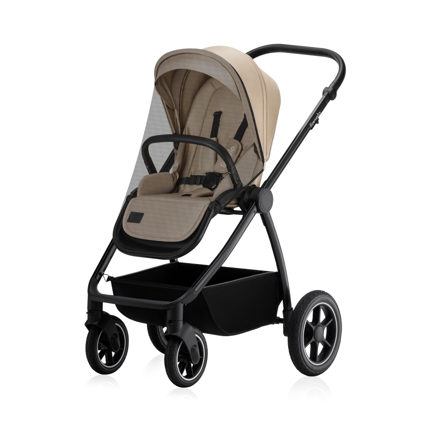 Lionelo - Kombinationsklapvogn 2-i-1 MERIL Beige Sand