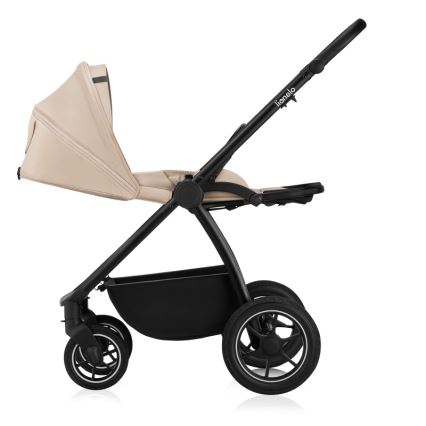 Lionelo - Kombinationsklapvogn 2-i-1 MERIL Beige Sand