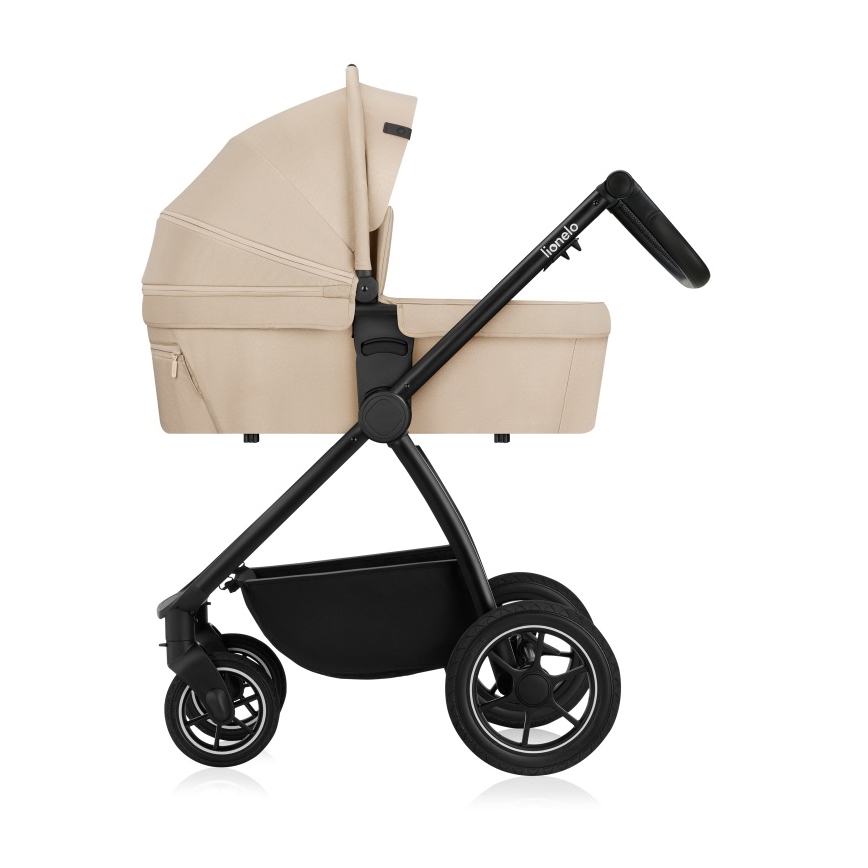 Lionelo - Kombinationsklapvogn 2-i-1 MERIL Beige Sand