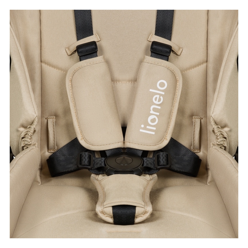 Lionelo - Kombinationsklapvogn 2-i-1 MERIL Beige Sand