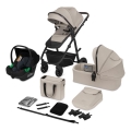 Lionelo - Kombinationsklapvogn 3-i-1 BIANKA Beige Sand