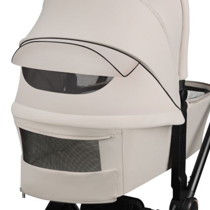 Lionelo - Kombineret 2-i-1 barnevogn MIKA PLUS Beige Sand