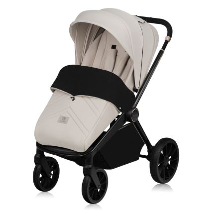 Lionelo - Kombineret 2-i-1 barnevogn MIKA PLUS Beige Sand
