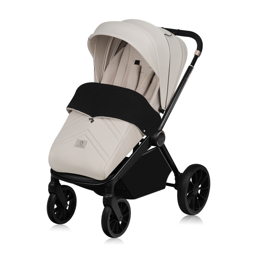 Lionelo - Kombineret 2-i-1 barnevogn MIKA PLUS Beige Sand