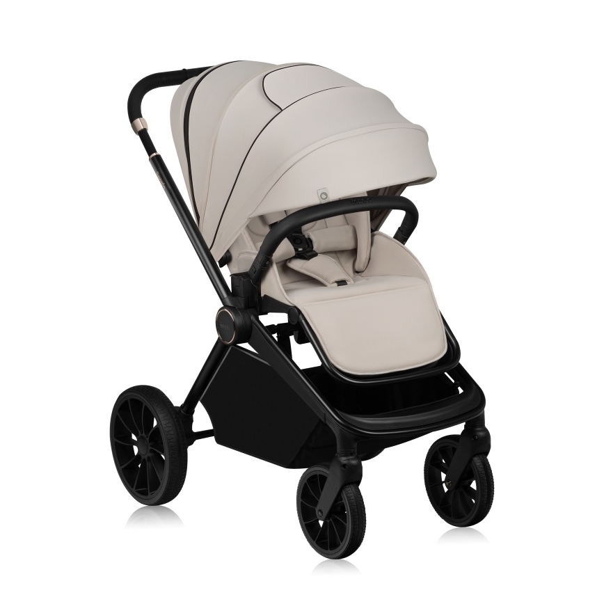 Lionelo - Kombineret 2-i-1 barnevogn MIKA PLUS Beige Sand